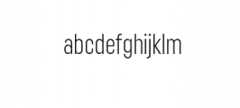 Lostfield condensed light.ttf Font LOWERCASE