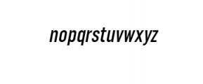 Lostfield condensed medium italic.ttf Font LOWERCASE