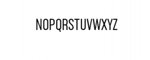 Lostfield condensed regular.ttf Font UPPERCASE