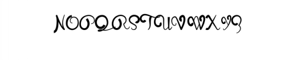 Lotus Script Font.otf Font UPPERCASE