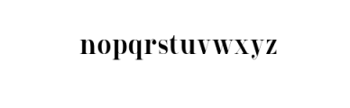 Lourena.otf Font LOWERCASE