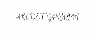 Love Tail.ttf Font UPPERCASE