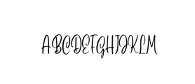 Lovely.ttf Font UPPERCASE