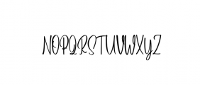 Lovely.ttf Font UPPERCASE