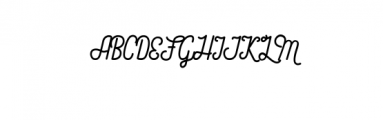 Loveolline.ttf Font UPPERCASE