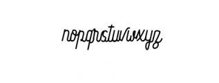 Loveolline.ttf Font LOWERCASE