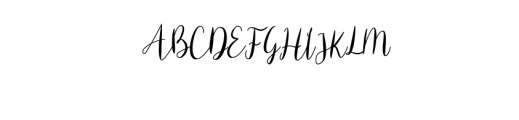 Loveyou Font UPPERCASE