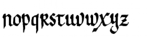 Longbow BB Font LOWERCASE