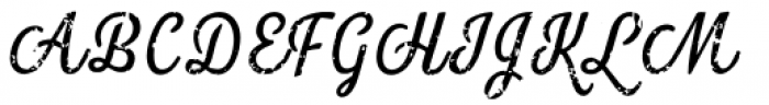 Look Script Rough Regular Font UPPERCASE