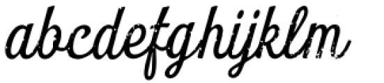 Look Script Rough Regular Font LOWERCASE