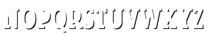 Look Serif Accent Regular Font UPPERCASE