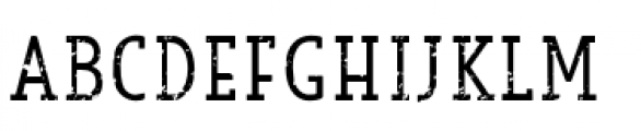 Look Serif Rough Light Font LOWERCASE