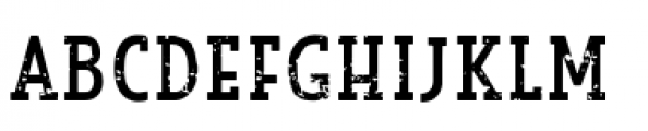 Look Serif Rough Regular Font LOWERCASE