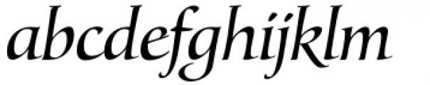 Lorenzo Light Italic Font LOWERCASE