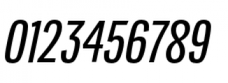 Lorimer No 2 Condensed Medium Italic Font OTHER CHARS