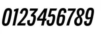 Lorimer No 2 Condensed Semibold Italic Font OTHER CHARS