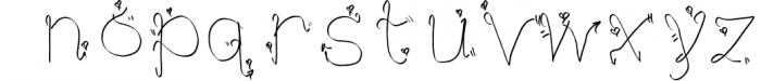 LOVE HAND Font LOWERCASE