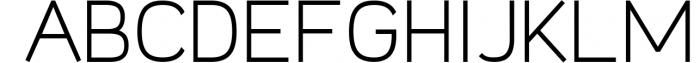Logico-Sans Simple Modern Font 3 Font UPPERCASE