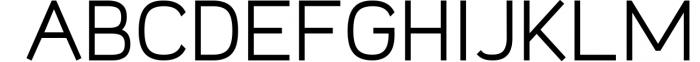 Logico-Sans Simple Modern Font 4 Font UPPERCASE