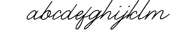 London Ellegant Signature Font LOWERCASE