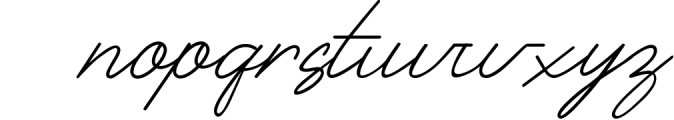 London Ellegant Signature Font LOWERCASE
