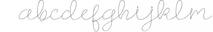 Longhair - Monoline Script Font Font LOWERCASE