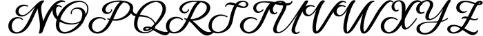 Losttimoh | A Modern Script Font UPPERCASE
