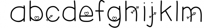 Lots of Love - A Cute Handwritten Font Font LOWERCASE