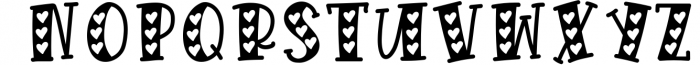Love Fever - A Heart-tastic Font Trio - with 6 Styles! 1 Font LOWERCASE