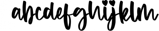 Lovebird Heart - Cute Handwritten Font Font LOWERCASE