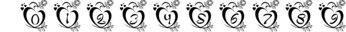 Loveena Monogram Font OTHER CHARS