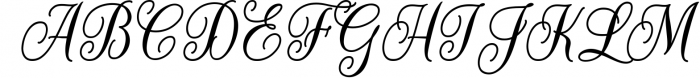 Lovely Floristha - a lovely stylish calligraphy Font UPPERCASE