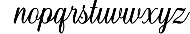 Lovely Floristha - a lovely stylish calligraphy Font LOWERCASE