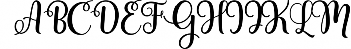 Lovely Font Bundle by Typestory 4 Font UPPERCASE
