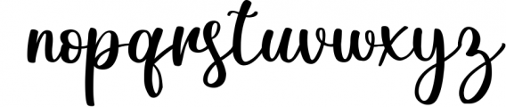 Lovely Jasmine - Modern Calligraphy Font LOWERCASE