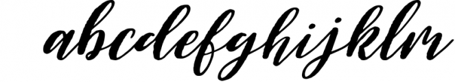Lovely Script DUO 1 Font LOWERCASE