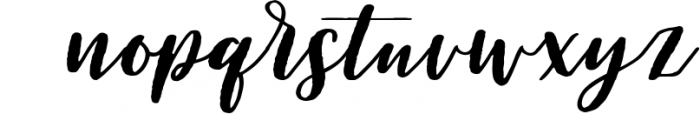Lovely Script DUO Font LOWERCASE