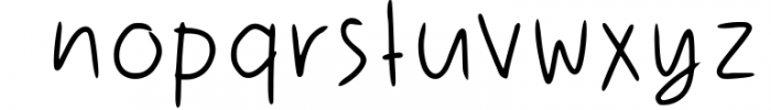 Lovely Simi Font LOWERCASE