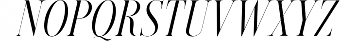 Loverica - Modern Condensed Serif 1 Font UPPERCASE