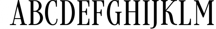 Loverica - Modern Condensed Serif 2 Font UPPERCASE