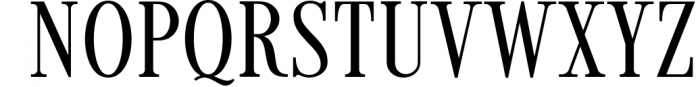 Loverica - Modern Condensed Serif 2 Font UPPERCASE