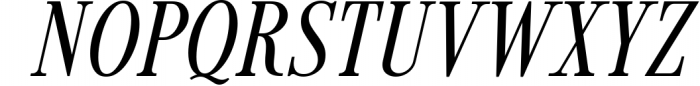 Loverica - Modern Condensed Serif 3 Font UPPERCASE