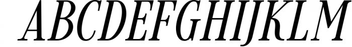 Loverica - Modern Condensed Serif 3 Font LOWERCASE