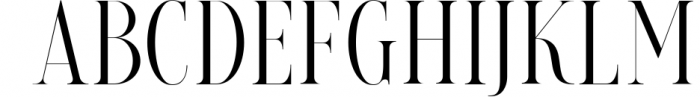 Loverica - Modern Condensed Serif Font UPPERCASE