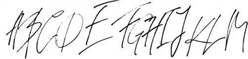 Loving Celine Signature SVG Font Trio - Modern Brush Fonts Font UPPERCASE