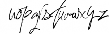 Loving Celine Signature SVG Font Trio - Modern Brush Fonts Font LOWERCASE
