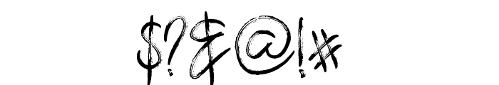 LOCK DOWN Font OTHER CHARS
