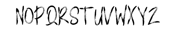 LOCK DOWN Font UPPERCASE