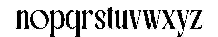 LORSEN Regular Font LOWERCASE