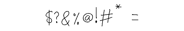 LOVE FOREVER Font OTHER CHARS